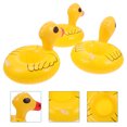 thumbnail image 2 of EeaseCA 1 Set 12Pcs Water Inflatable Cup Coasters Cartoon Duck Cup Pads (Yellow), 2 of 7