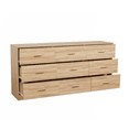 thumbnail image 4 of Tcbosik 9 Drawer Dresser for Bedroom, 63" Large Chest of Drawers for Living Room, Hallway, Entryway, Natural, 4 of 7