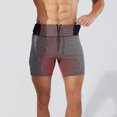 thumbnail image 1 of pstuiky Abreviatura para hombres, Pantalones de yoga para hombre, de color liso, con bolsillos laterales, elásticos, para correr y hacer ejercicio. Pantalones cortos de entrenamiento, 1 of 4