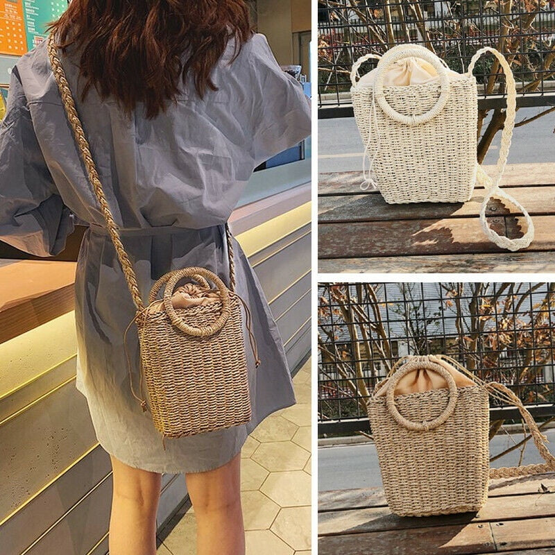 woven rattan bag