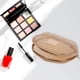 thumbnail image 4 of Ofertas Únicas 1 Pc Bolsa de Maquillaje de Malla de Mano de Poliéster Beige 8.27in, 4 of 5