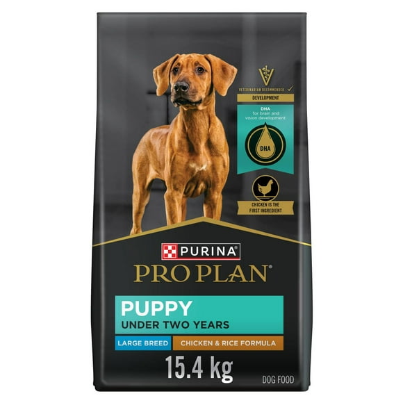 Purina Pro Plan Development Large Breed Chicken & Rice Formula, Dry Puppy Food 15.4kg