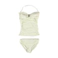 thumbnail image 1 of Carmen Marc Valvo Tankini de 2 piezas con abalorio de serpiente para mujer, blanquecino, extragrande Carmen Marc Valvo Tankini, 1 of 2