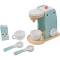 thumbnail image 1 of 1 Set Kids Wooden Coffee Maker Toy Espresso Machine Toddler Toy Kitchen Set, 1 of 6