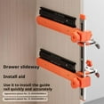 thumbnail image 4 of ZOUBAOQ Drawer Slide Installation Jig with Toggle Clamp, 2025New Precision Cabinet Hardware Slide Kit, Drawer Locator Punch Jig Jig,, 4 of 8