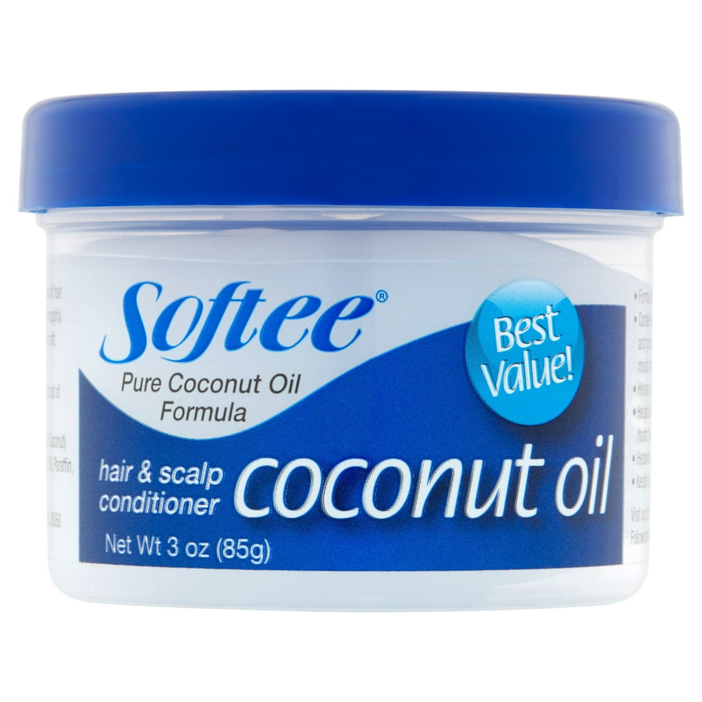 Softee Coconut Oil Hair & Scalp Conditioner, 3 oz