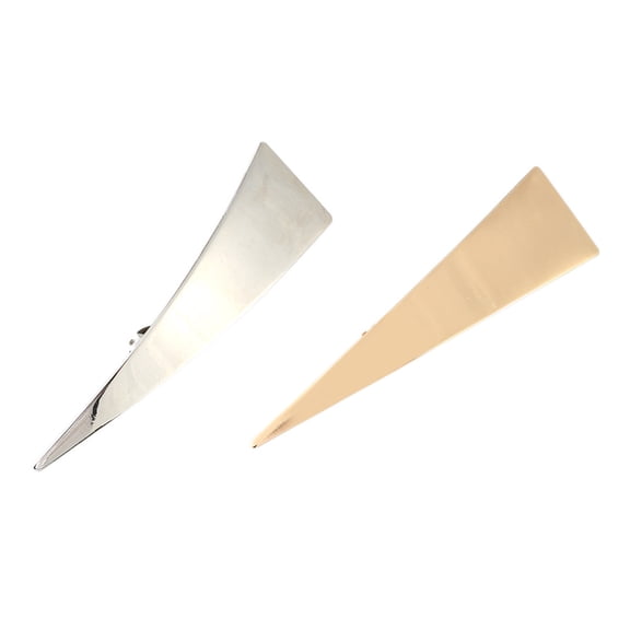 ifundom 2Pcs Women Hair Barrettes Duckbill Clips Triangle Hair Spring Clamps Hair Accessories