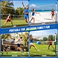 thumbnail image 5 of Patiassy Badminton Set with Net for Backyard, 4 Rackets, Portable Easy Setup, Anti-Sag Net System, Outdoor Family Game Kit with Carrying Bag, 5 of 8