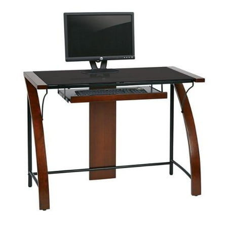 Office Star Products Emmet 40 Inch Computer Desk With Cherry Finish Office Star Products Emmet 40 Inch Computer Desk With Cherry Finish