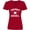 Red, variant on Inktastic Cincinnati Baseball Women's V-Neck T-Shirt