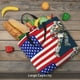 thumbnail image 5 of Fotbe American Astronaut Runs Forward Bolsa Tote con Estampado para Mujer, Bolsos con Cremallera, Bolsa de Hombro Casual de Gran Capacidad con Bolsillos Internos, 5 of 7