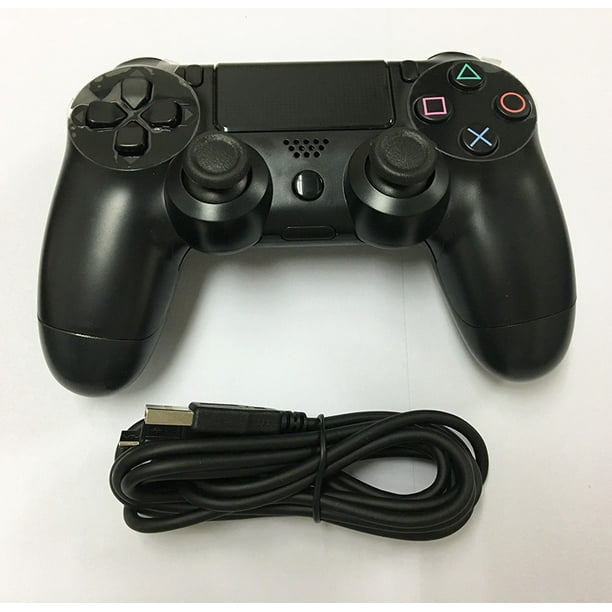 Replacement Usb Wired Connection Game Controller Gamepad For Sony Ps4 Playstation 4 Console Black Walmart Com Walmart Com