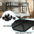 thumbnail image 6 of Heavy-Duty Twin over Full Metal Bunk Bed, Noise-Free Frame, Black, 6 of 7