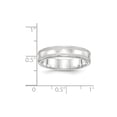 thumbnail image 2 of Sterling Silver 5mm Design Edge Band Ring - 3.7 Grams - Size 5, 2 of 2