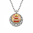 thumbnail image 1 of Merry mas Tree Illustration Necklaces Pendant Retro Moon Stars Jewelry, 1 of 3