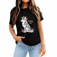thumbnail image 2 of Wolf with Flowers for the Birthday Girl T-Shirt for Men Women, 2 of 4