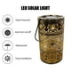 thumbnail image 4 of Lámpara de exterior Luces de linterna colgantes solares Luces de proyección solar LED Iluminación de paisaje decorativa retro impermeable al aire libre para jardín Camino Pasarela Patio trasero de cés Eccomum Lámpara de exterior, 4 of 7