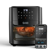 SAKI Smart WiFi Air Fryer 13-Quart, 8 Cooking Functions, RA018AF, Black