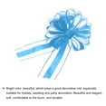thumbnail image 4 of 10pcs 8" Large Big Pull Bow Organza Gift Wrapping Bows Ribbon for Wedding Presents Christmas,Light Blue, 4 of 6