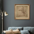 thumbnail image 3 of IDEA4WALL Premium Frame Wall Art Forest Tree Field Illustration Mid-Century Antique Nature Wilderness Illustrations Fine Art Retro Historic Wall Decor for Living Room, Office - 26"x26" Natural, 3 of 5