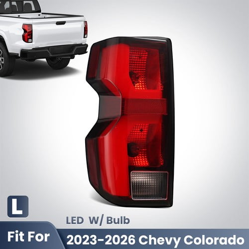 For 2023-2026 Chevy Colorado LED Tail Light Brake Lamp Left Driver Side W/ Bulb