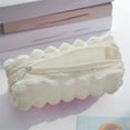 thumbnail image 5 of Pencil Case Cloth Storage Tool Storage Bag Pole Storage Bag Big Capacity Pencil Pouch Stationery Pen Bag Storage High Capacity Bag Pouch Pencil Pouch White, 5 of 6