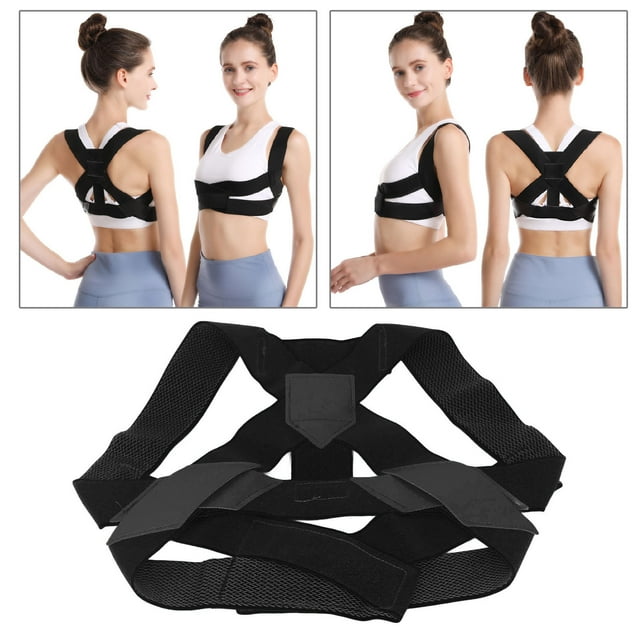 Posture Straps Adjustable Hunchback Posture Corrector Comfortable Back Brace Back Straightener For Women Men Back Straightener Postpartum Repair