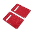thumbnail image 2 of 2Pcs Electric Guitar Backplate Guitar Cavity Cover Plate Pickguard PVC for Replacement Red, 2 of 14