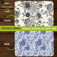 thumbnail image 2 of Briarwood Lane Woodcut Florals Placemat (4-pack), 2 of 5