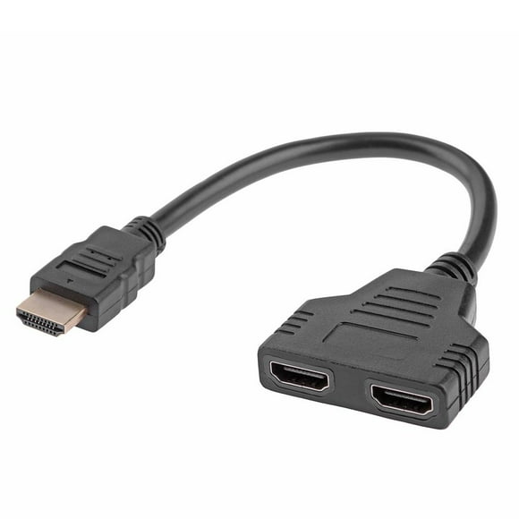 divisor compatible con hdmi video 1080p conmutador compatible con hdmi 1x2 split 1 en 2 adaptador de cable de salida