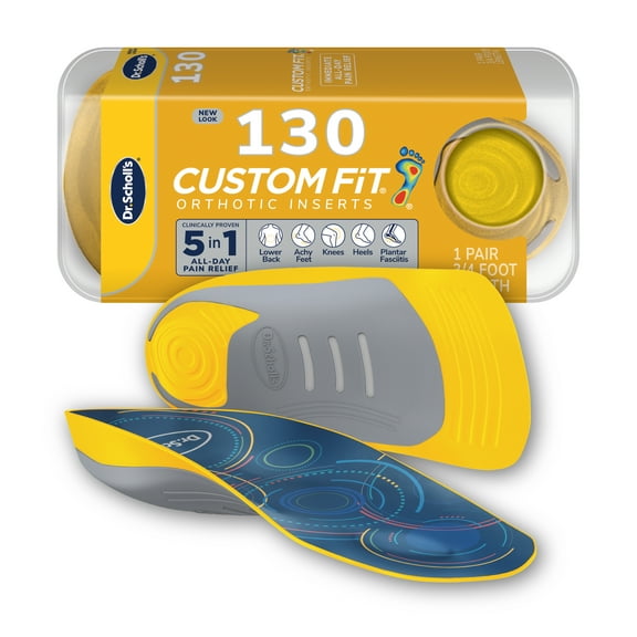 Dr. Scholl’s® Custom Fit® Foot Orthotics 3/4 Length Inserts, CF 130 ...