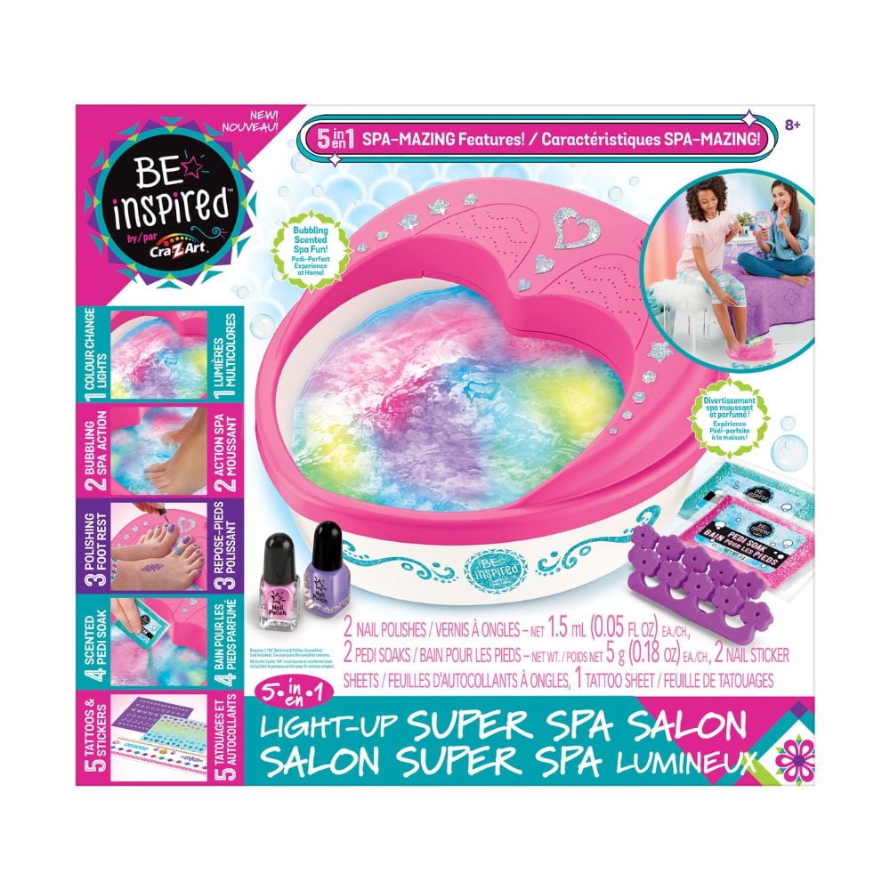 Cra-Z-Art: BE INSPIRED Light Up Spa Salon - Walmart.ca