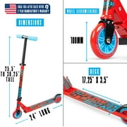 Madd Gear Kids Folding Kick Scooter – Lightweight Steel Frame, Adjustable Handlebar, Ages 3+ – Madd Gear Flow 100
