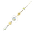 thumbnail image 3 of Toystoory Carillón de viento de cristal, colgante de luna y estrella, atrapasol plateado, cuentas coloridas, gota colgante para exterior, jardín interior Artesanía longitud 29CM Toystoory HA005305-04B, 3 of 6