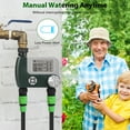 iMounTEK Sprinkler Timer Watering Timer with 2 Outlet Zones Digital