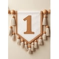 thumbnail image 5 of LUUFILx Number 1 Tassel Banner First Birthday Backdrop Decorative Hanging Indoor Outdoor Celebrations Baby Shower Party Supplies Photography Props Events, 5 of 8
