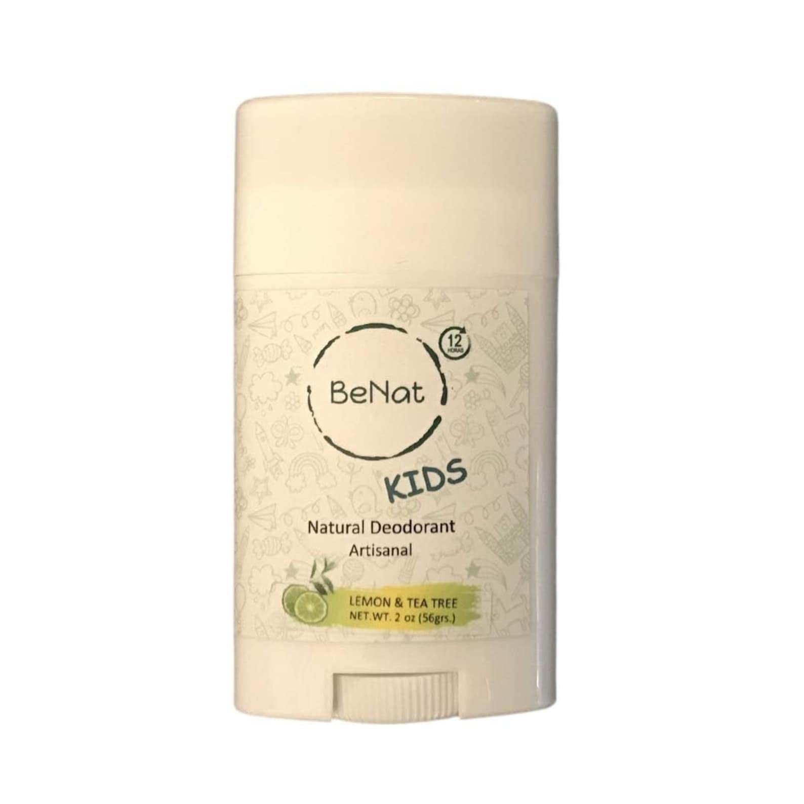 BeNat All-Natural Deodorant for Kids Artisanal Natural Ingredients