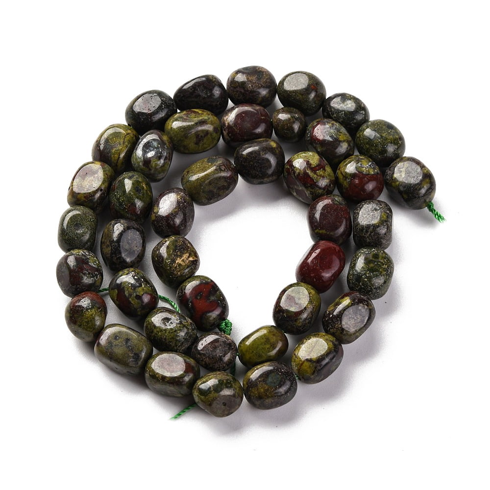 Natural Dragon Blood Beads Strands Nuggets Tumbled Stone 7~12x6~8x5~7mm Hole: 1mm about 43~44pcs/strand 15.47~15.63''(39.3~39.7cm)