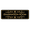Black Gold, variant on Signs ByLITA Standard Examination Room Sign (Blue) - Small