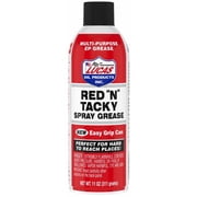 Lucas Oil Red N Tacky Spray Grease with Easy Grip Can, 11 oz