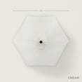 thumbnail image 5 of Best Choice Products 7.5ft Heavy-Duty Outdoor Market Patio Umbrella w/ Push Button Tilt, Easy Crank - Ivory, 5 of 8