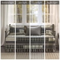 thumbnail image 2 of Woolrich Winter Plains 5 Piece Cotton Plaid Quilt Daybed Bedding Sets, 75"x39", Tan/Brown, 2 of 5
