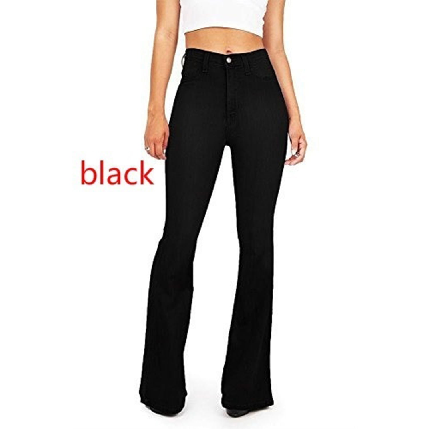 Tengfu Womens Loose Relaxed Straight Wide Leg Denim Pants Jeans Trousers