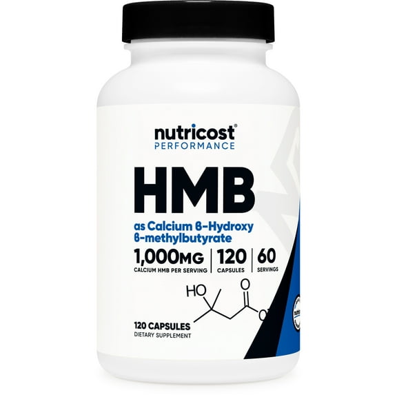 Nutricost HMB Supplement 1000mg (120 Capsules)