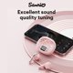 thumbnail image 4 of Anime Sanrio BL25 auriculares inalámbricos Bluetooth Kawaii Hello Kitty My Melody Hangyodon pompón Purin lindos auriculares de música, 4 of 6