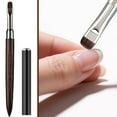 thumbnail image 5 of Nail Art Clean Up Brush, Dual-End French Tip Brush - Flat/Oval/Angled Dual Head Gel Nail Brushes for Polish Mistakes, Cuticle Cleaning, Acrylic & Polygel Nail Design Painting DIY Tools, 5 of 7