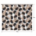 thumbnail image 5 of Black Cute Hedgehog Pattern Shower Curtain 84"x72" ,Bathroom Decorative Shower Curtains Set with 12 Hooks,Modern Waterproof Washable Shower Curtain, 5 of 6