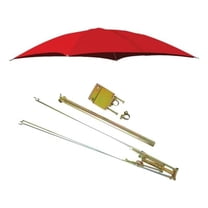 Tractor Umbrella Assy for ROPS Mounts 54" 10 oz. Canvas - Red