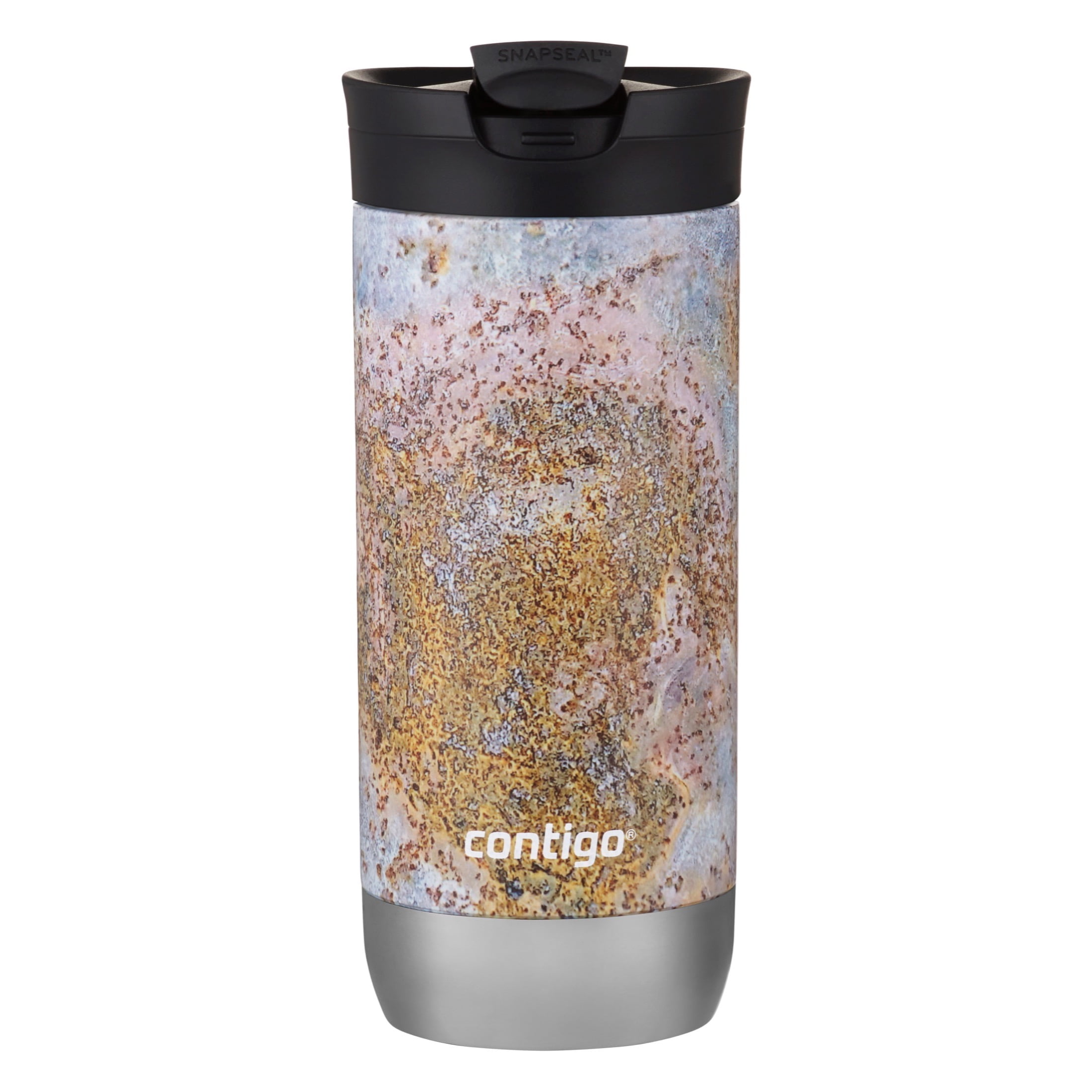 Contigo Couture Huron 2.0 Stainless Steel Travel Mug with SNAPSEAL Lid Rustic Gold, 16 fl oz.