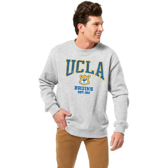 Men's-League Collegiate Wear  Heather Gray UCLA Bruins Essentials 2.0 Pullover Sweatshirt